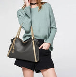 Women's PU Leather Handbag Large-capacity Shoulder Bag