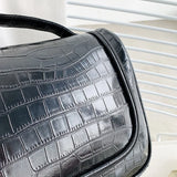 Women's Crocodile Pattern Makeup Storage Bag