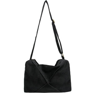 Canvas Messenger Bag Japanese Style Shoulder Bag Women