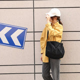 Canvas Messenger Bag Japanese Style Shoulder Bag Women