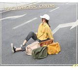 Canvas Messenger Bag Japanese Style Shoulder Bag Women