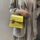 Women's PU Leather Diagonal Shoulder Bag Small Square Mobile Phone Bag