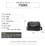 Women's PU Leather Messenger Bag Soft Shoulder Bags
