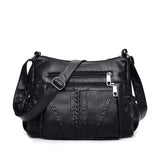 Women's Bags PU Leather Soft Shoulder Handbags Large Capacity Diagonal Mom Bags