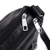 Women's Bags PU Leather Soft Shoulder Handbags Large Capacity Diagonal Mom Bags