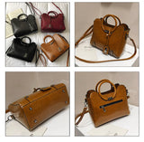 Retro Shoulder Bags High Hand Bags Women's Crossbody PU Leather