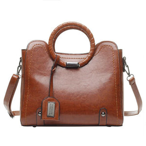Retro Shoulder Bags High Hand Bags Women's Crossbody PU Leather