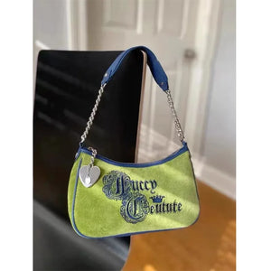 Plush Shoulder Bag Women's Handbag Chain Underarm Retro Tote Bag Suede