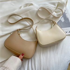 Vintage PU Leather Shoulder Bag