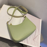 Retro PU Leather Shoulder Bag Women Hobos Handbags