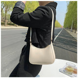 Vintage PU Leather Shoulder Bag