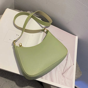 Retro PU Leather Shoulder Bag Casual Women Handbags