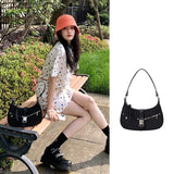 Fashionable Oxford Cloth Shoulder Bag for Women