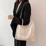 Women's Soft Leather Tote Bags Large Capacity