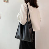 Women's Soft Leather Tote Bags Large Capacity