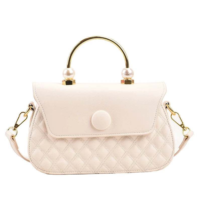 Women's PU Leather Crossbody Bag Solid Shoulder Bag