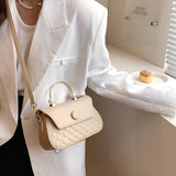 Women's PU Leather Crossbody Bag Solid Shoulder Bag