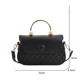 Women's PU Leather Crossbody Bag Solid Shoulder Bag