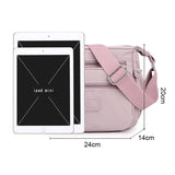 Women's Canvas Messenger Bag Large Capacity Shoulder Bag