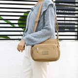 Women's Canvas Messenger Bag Large Capacity Shoulder Bag