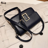 Women's Silver Texture Messenger Bag Shoulder Crossbody