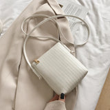 Women's Messenger Mini Mobile Phone Bag Square PU All-Match Coin Purse