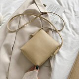 Women's Messenger Mini Mobile Phone Bag Square PU All-Match Coin Purse
