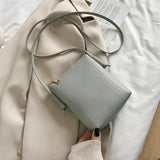 Women's Messenger Mini Mobile Phone Bag Square PU All-Match Coin Purse