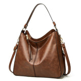 Women's PU Leather Shoulder Bag Crossbody Euro Casual Handbag Solid