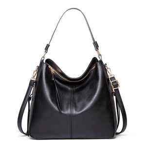 Women's PU Leather Shoulder Bag Crossbody Euro Casual Handbag Solid