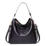 Women's PU Leather Shoulder Bag Crossbody Euro Casual Handbag Solid