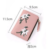 Women's Small Wallets Coin Purses PU Leather Clutch