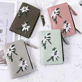 Women's Small Wallets Coin Purses PU Leather Clutch
