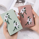 Women's Small Wallets Coin Purses PU Leather Clutch