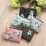 Women's Small Wallets Coin Purses PU Leather Clutch