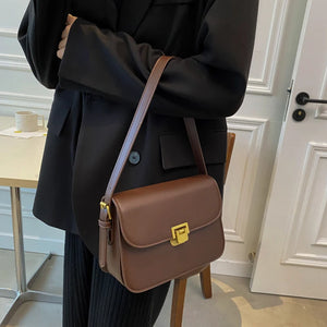 Vintage Envelope Bag High Briefcase Women's Shoulder Bag Messenger Bag