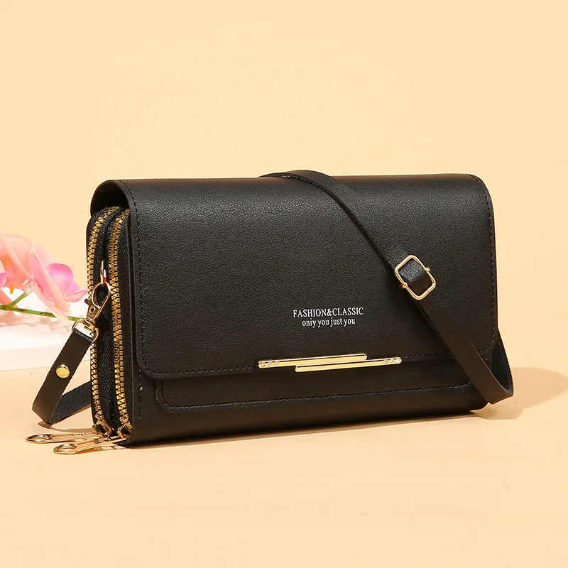Women's Large Capacity Shoulder Bag with Zero Wallet