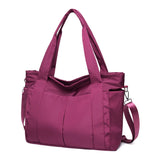 Women's Waterproof Nylon Handbags Large Capacity Top-handle Crossbody Bag