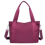 Women's Waterproof Nylon Handbags Large Capacity Top-handle Crossbody Bag