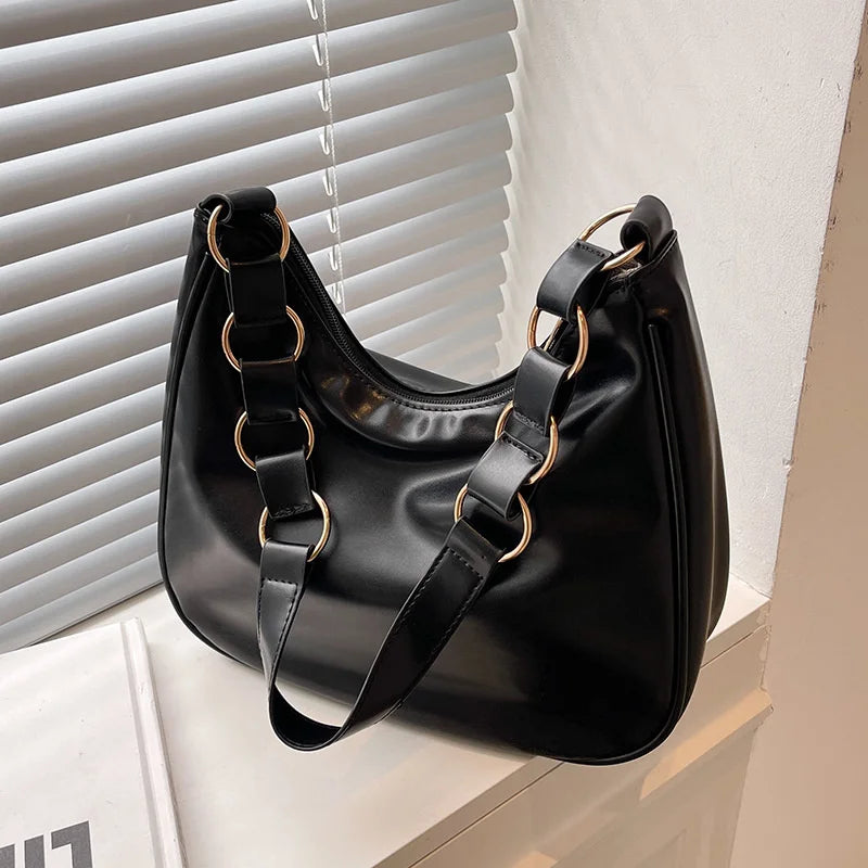 Women's Shoulder Bag Net Red Texture Small Square Tote Bag