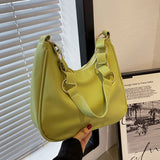 Women's Shoulder Bag Net Red Texture Small Square Tote Bag