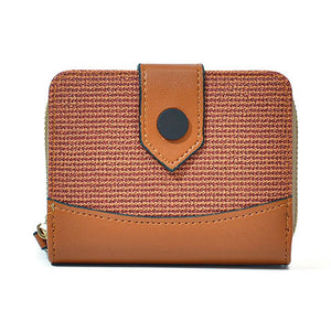 Small Handheld Bag Solid Color Minimalist Wallet for Business Trip