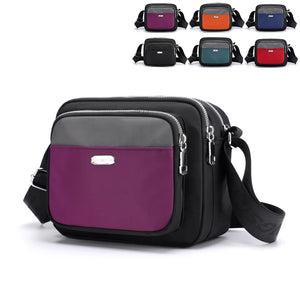 Women's Small Nylon Messenger Bag Waterproof CrossBody Purse