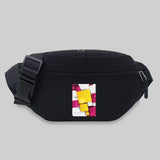 3D Pattern Waist Bag Chest Messenger Crossbody Sport Bag Travel Phone Purses