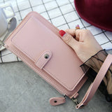 Women's Multi-card Long Wallet Clutch Zipper Student Wallet