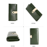 Women's Multifunctional PU Leather Long Wallets