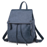 Waterproof Leather Women's Backpack Large Capacity Female Bag