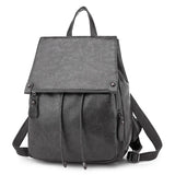 Waterproof Leather Women's Backpack Large Capacity Female Bag
