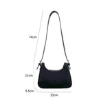 Nylon Half Moon Female Bag Whole