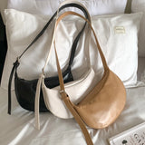 Zipper Women's Hobos Bag Soft PU Leather Women's Bag